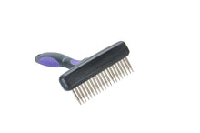 Load image into Gallery viewer, BUSTER elastīga pavilnas ķemme-grābeklis ar īsiem rotējošiem sariem, liels