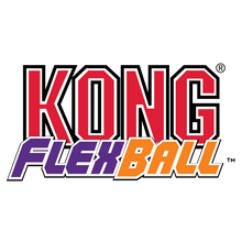 Load image into Gallery viewer, KONG Flexball, izturīga, labi atlecoša, tukša futbola bumba ar cauru vidu, M/L