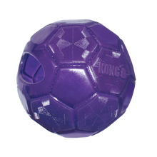 Load image into Gallery viewer, KONG Flexball, izturīga, labi atlecoša, tukša futbola bumba ar cauru vidu, M/L