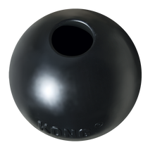 Load image into Gallery viewer, KONG Extreme Ball, superizturīga melna gumijas bumba, var piepildīt, S, 6.3 cm