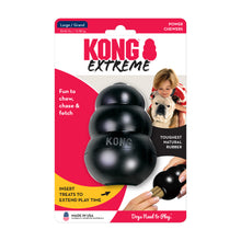 Load image into Gallery viewer, KONG Extreme superizturīga gumijas manta sunim, melna, L, 10.1 cm