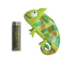 Load image into Gallery viewer, KONG Cat Refill Hamelions ar uzpildāmu kaķumētru, 12 cm, rezerves kaķumētra