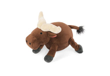 Load image into Gallery viewer, PLAY Big Five of Africa Cape Buffalo, bifelis, milzīgs pīkstošs vēders, velkamas pakaļkājas, 25 cm