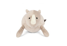 Load image into Gallery viewer, PLAY Big Five of Africa Rhino, degunradzis, milzīgs pīkstošs vēders, velkamas pakaļkājas, 25 cm