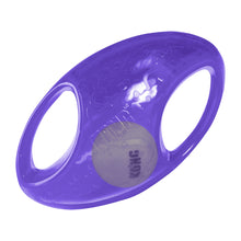 Load image into Gallery viewer, KONG Jumbler regbija bumba, izturīga gumijas bumba ar rokturiem, pīkst, BONUSĀ - Airdog bumba, L/XL, 24 cm