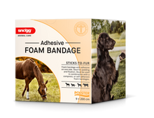 Load image into Gallery viewer, Foam Bandage / Animal Polster, pielīp spalvai, 0.5 cm x 9 cm x 2 m