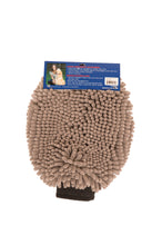 Load image into Gallery viewer, Dog Gone Smart Dirty Dog Grooming Mitt, superabsorbējošas mikrošķiedras / gumijas plaukstas suka-cimds, pelēks