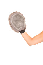 Load image into Gallery viewer, Dog Gone Smart Dirty Dog Grooming Mitt, superabsorbējošas mikrošķiedras / gumijas plaukstas suka-cimds, pelēks