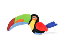 Load image into Gallery viewer, PLAY Fetching Flock Toucan, tukāns, čaukst, pīkst, kraukšķ, 40 cm