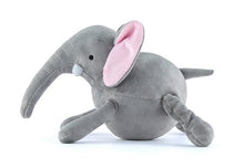 Load image into Gallery viewer, PLAY Big Five of Africa Elephant, zilonis, milzīgs pīkstošs vēders, čaukstošas ausis, velkamas virves pakaļkājas, 25 cm