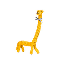 Load image into Gallery viewer, LABONI Greta Giraffe, kokvilnas virves rotaļlieta sunim, Žirafe, L, dzeltena, 40 cm
