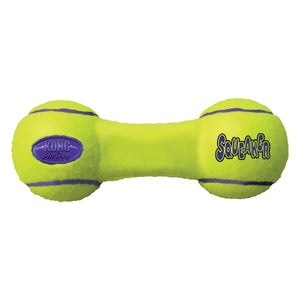 KONG AirDog Squeaker Hantele, pīkst, tenisa bumbas materiāla, S, 13.5 cm