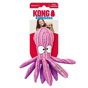 KONG CuteSeas Octopus, Astoņkājis, čaukst un pīkst, L izmērs