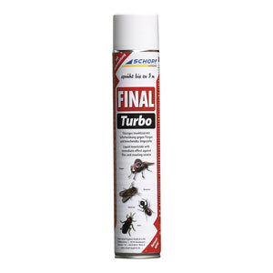 Final Turbo Spray, pretmušu līdzeklis ar 3 m sprauslu, 750 ml