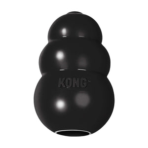 KONG Extreme superizturīga gumijas manta sunim, melna, var piepildīt, XXL, 15.2 cm