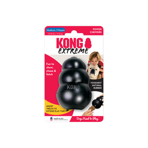 Kong Extreme superizturīga gumijas manta sunim, melna, M, 8.8 cm