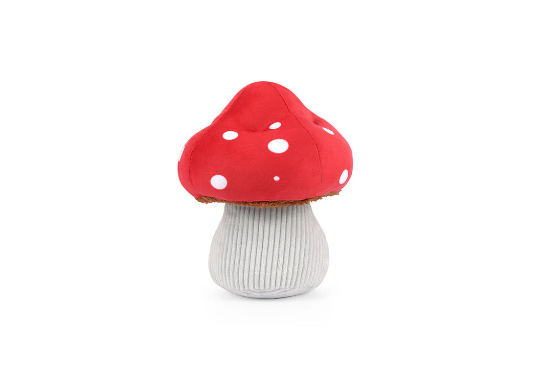 PLAY Blooming Buddies Mutt Mushroom, mušmire, 2 mantas vienā, cepure pīkst, kāts kraukšķ, 18 cm