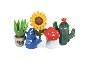 PLAY Blooming Buddies Prickly Pup Cactus, kaktuss, iestrādāta virve, pīkst, čaukst, 22 cm