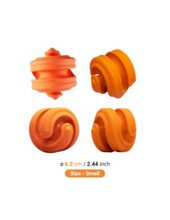 Load image into Gallery viewer, Chewtastic Geometrics, interaktīva gumijas manta sunim, var piepildīt
