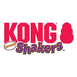 KONG Shakers Honkers Flamingo ar cietu kaklu un pīkstuli, S izmērs