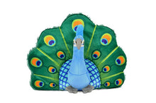 Load image into Gallery viewer, PLAY Fetching Flock Peacock, pāvs, čaukst, ar 2 pīkstuļiem, 32 cm
