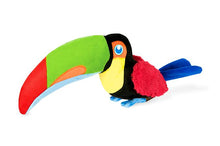 Load image into Gallery viewer, PLAY Fetching Flock Toucan, tukāns, čaukst, pīkst, kraukšķ, 40 cm
