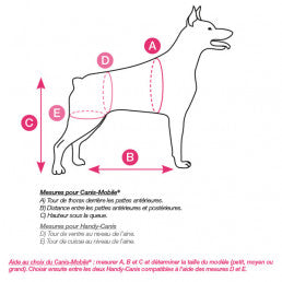 Ratiņkrēsls Canis-Mobile sunim un kaķim